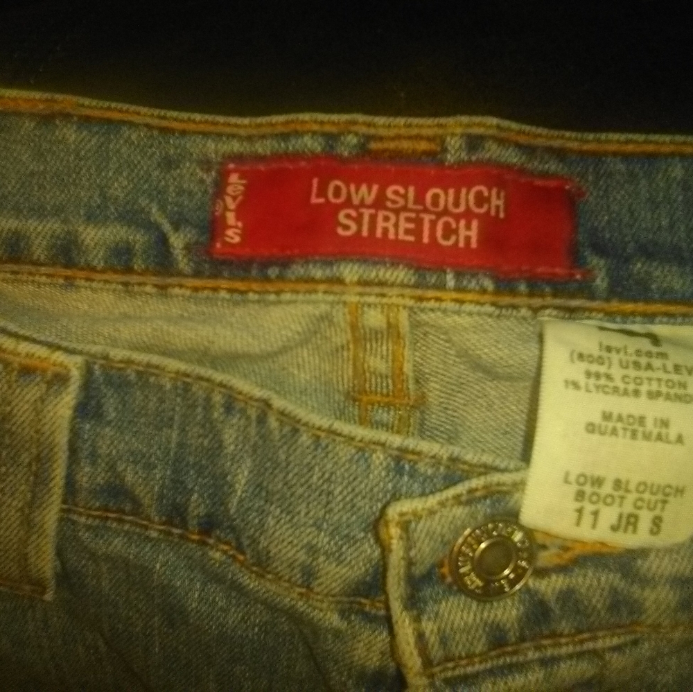 Levi's low slouch stretch jeans